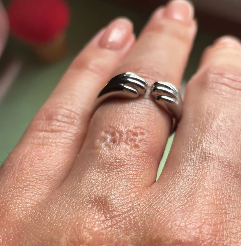 Eternal Paw Hug Ring