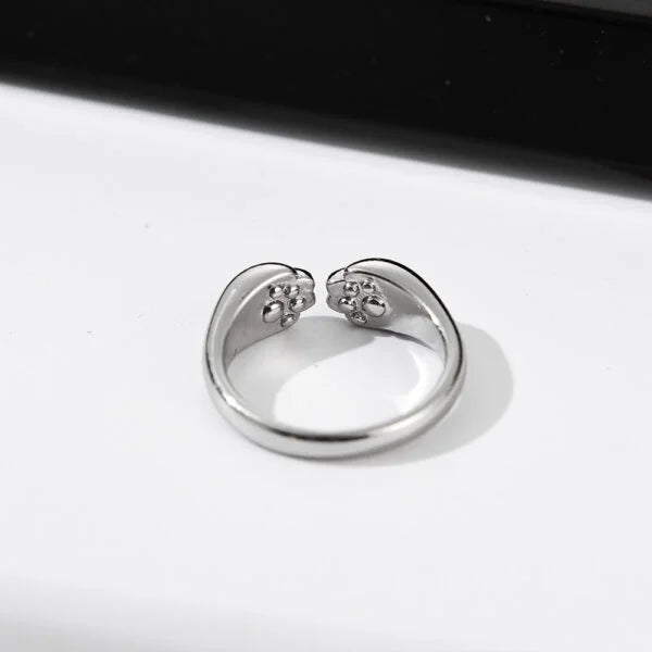 Eternal Paw Hug Ring